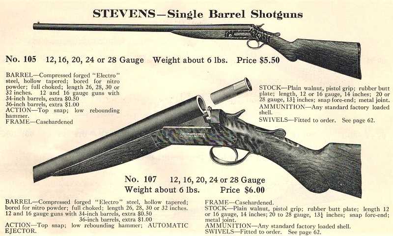 single shot shotgun parts diagram