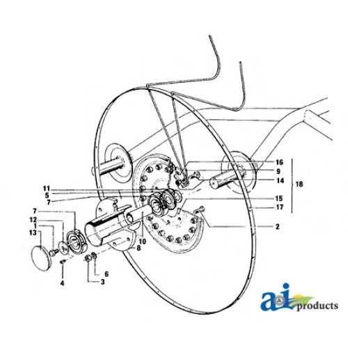 sitrex hay rake parts diagram