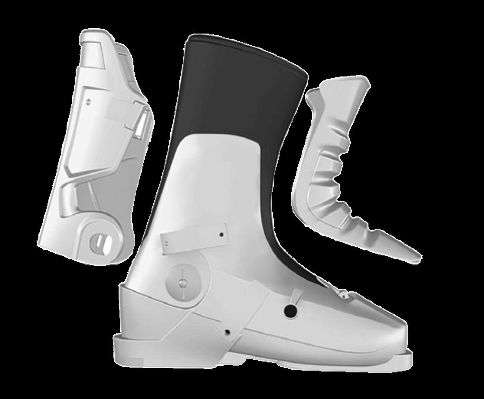 ski boot parts diagram