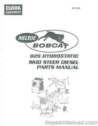 skid steer parts diagram