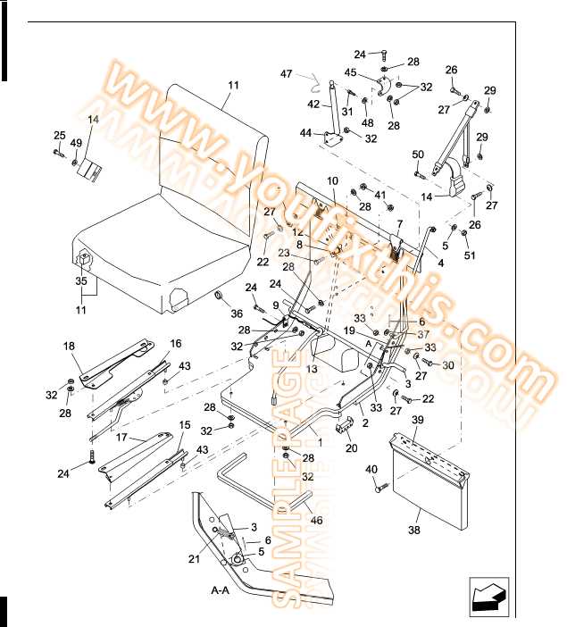 skid steer parts diagram