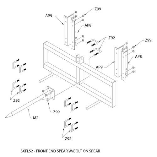 skid steer parts diagram