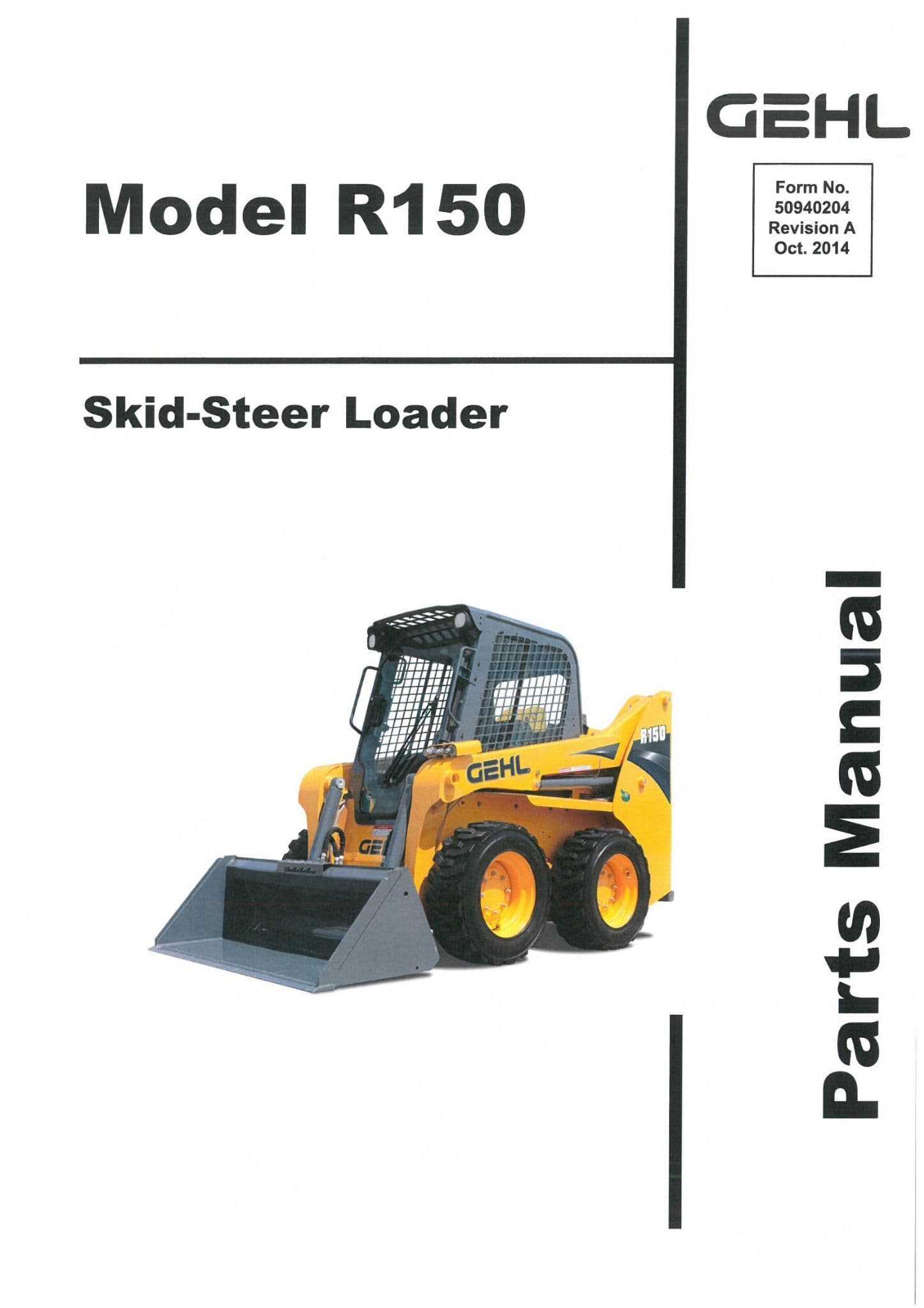 skid steer parts diagram