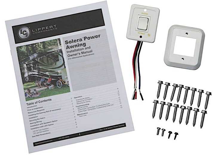 solera awning parts diagram