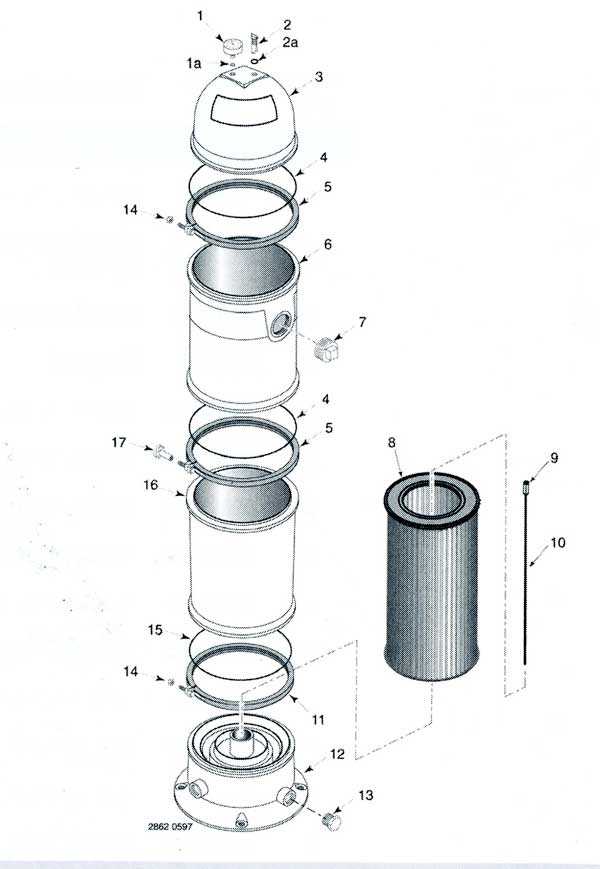 sta rite pool filter parts diagram