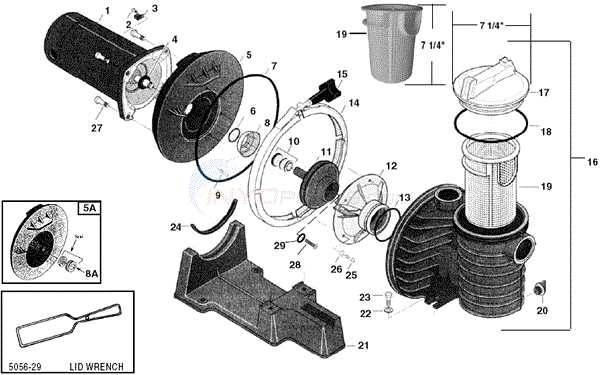 sta rite pump parts diagram