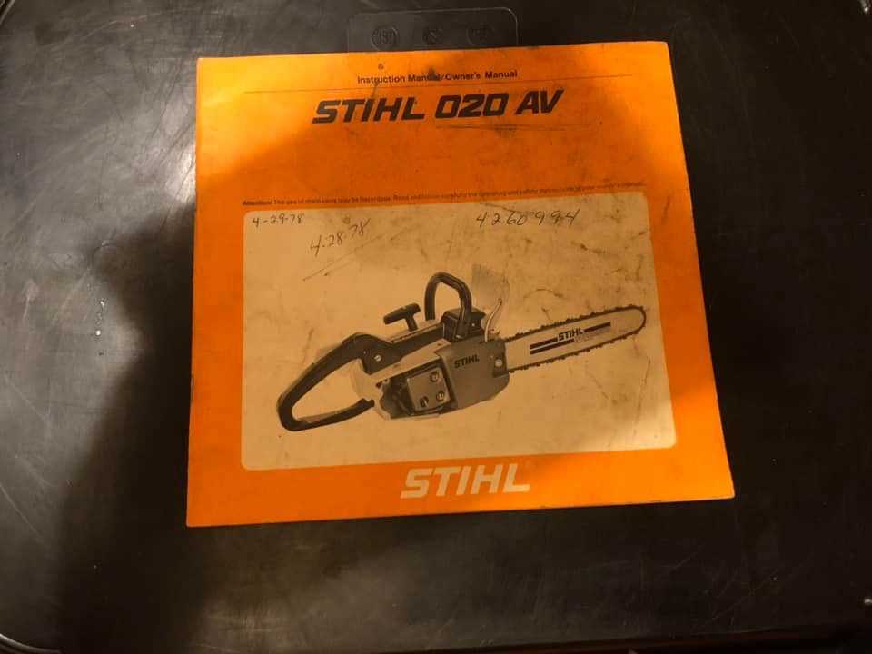 stihl 020 av parts diagram