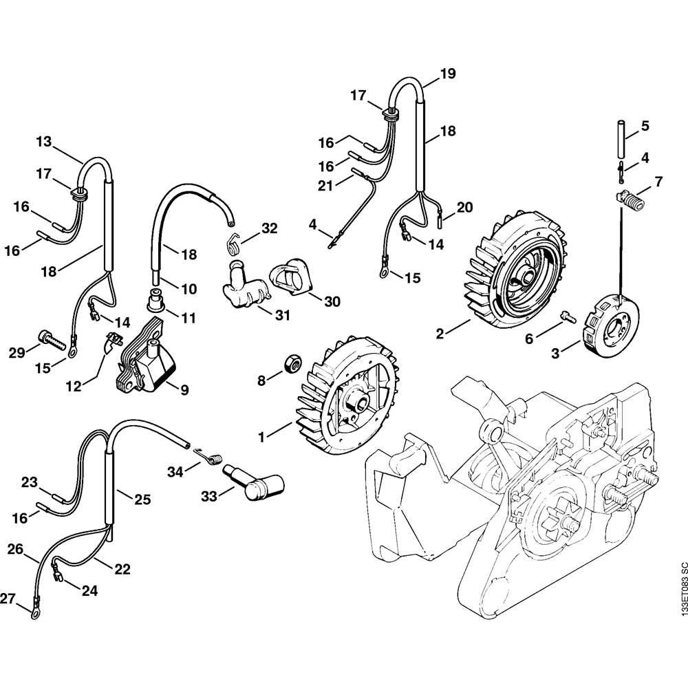 stihl 026 chainsaw parts diagram