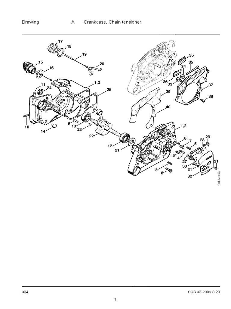 stihl 034 av parts diagram