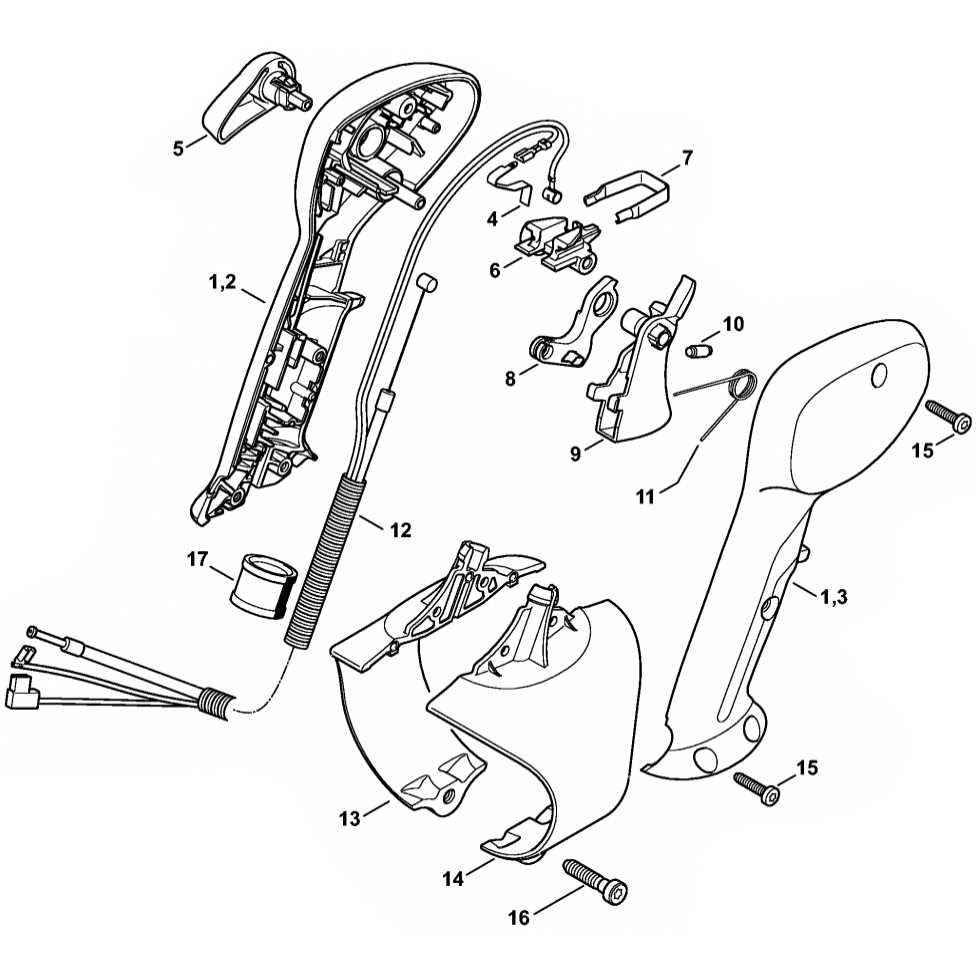 stihl br 430 parts diagram