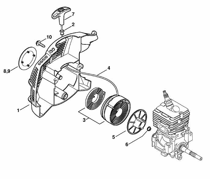 stihl fs 40c parts diagram