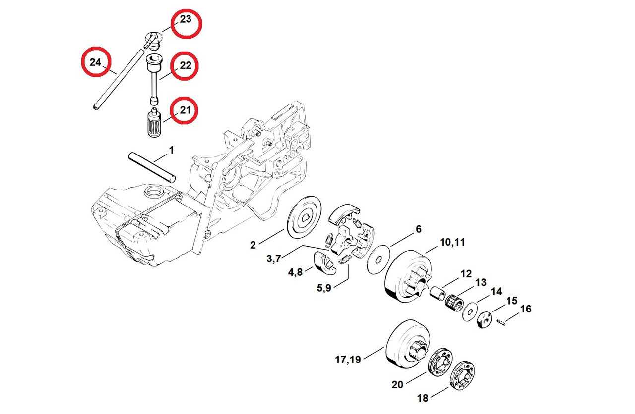 stihl fs45 parts diagram