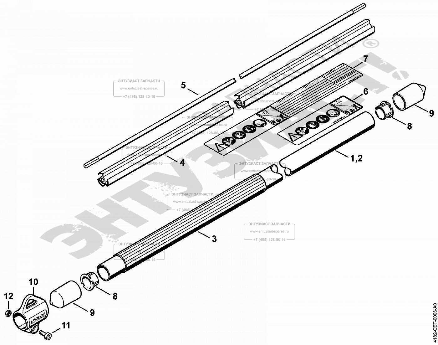 stihl km56rc parts diagram