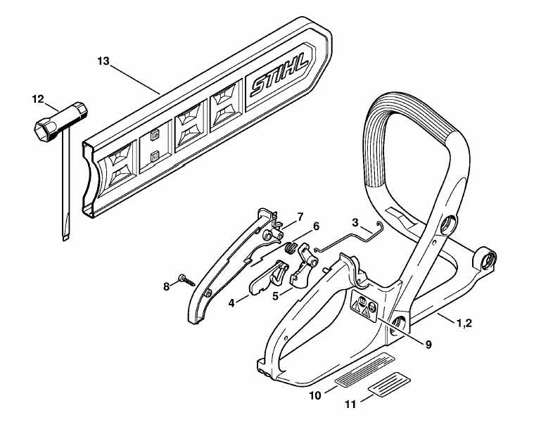 stihl ms 180 parts diagram