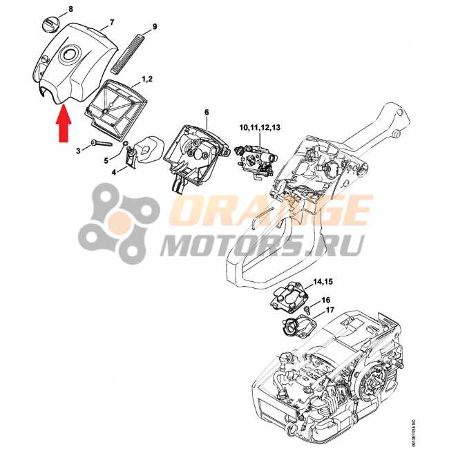 stihl ms201tc parts diagram