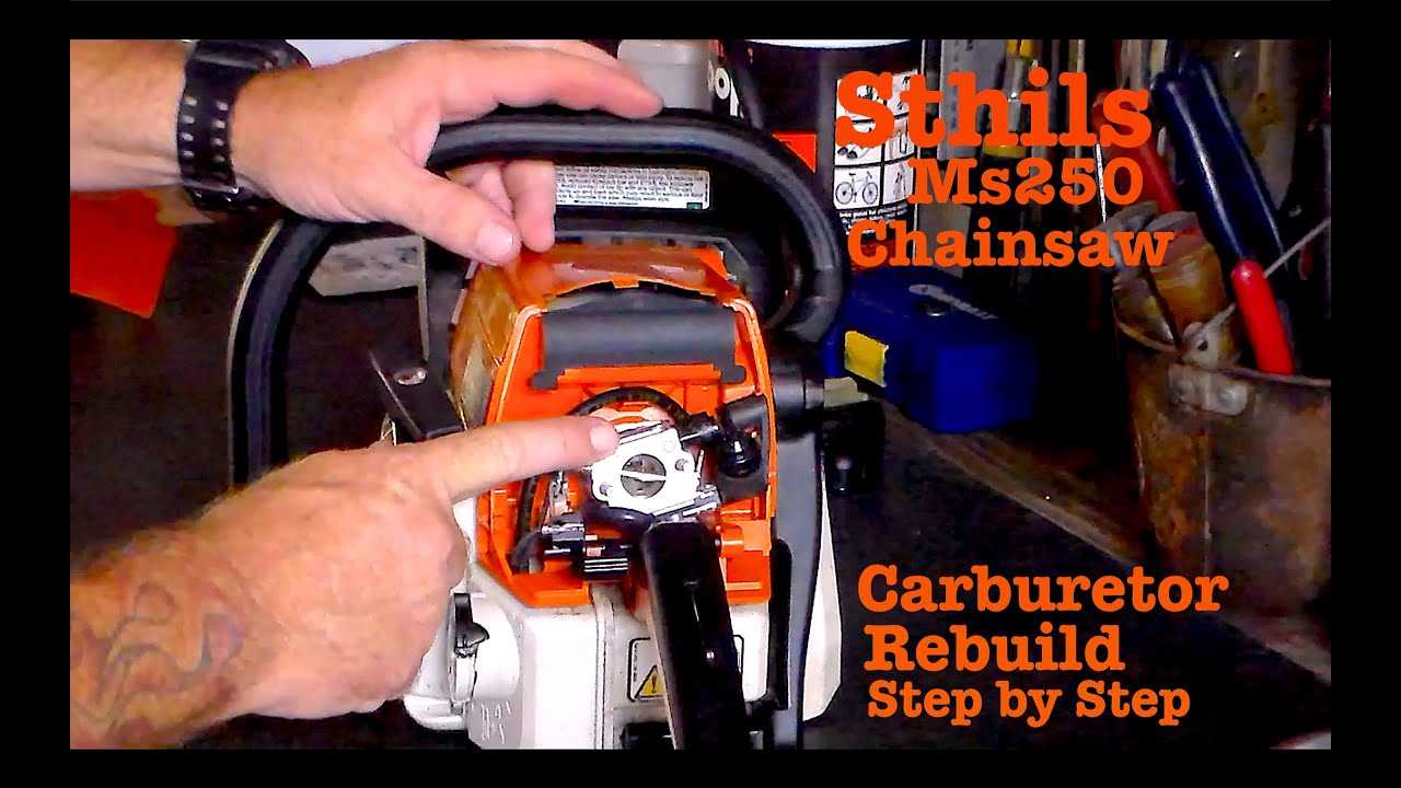 stihl ms250c parts diagram