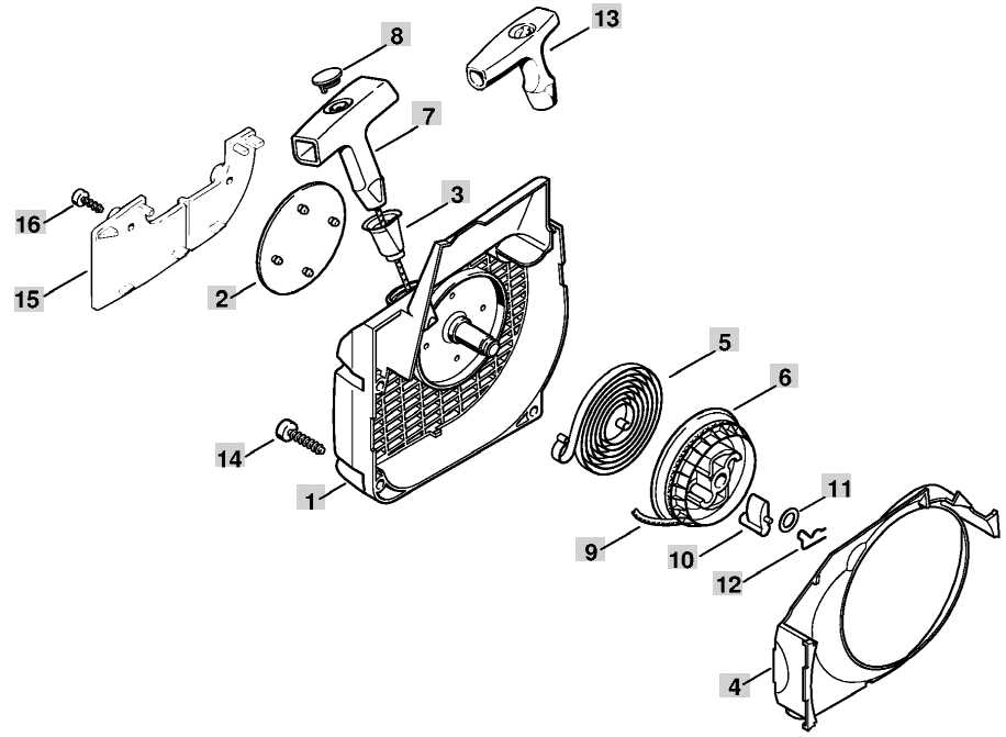 stihl ms250c parts diagram