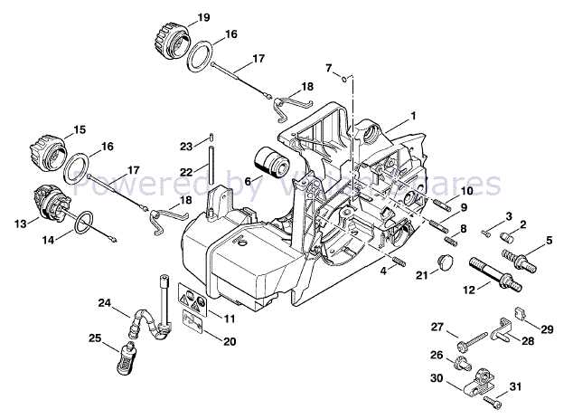 stihl ms310 parts diagram