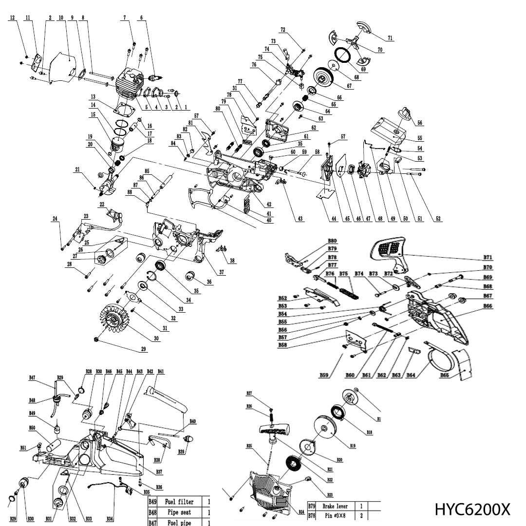 stihl ms362c parts diagram