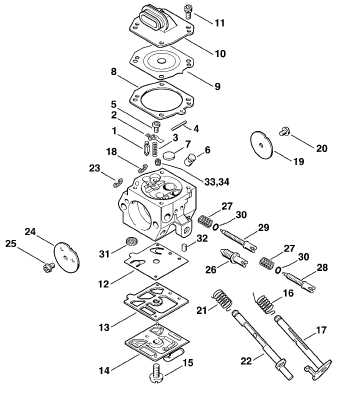 stihl ms390 parts diagram