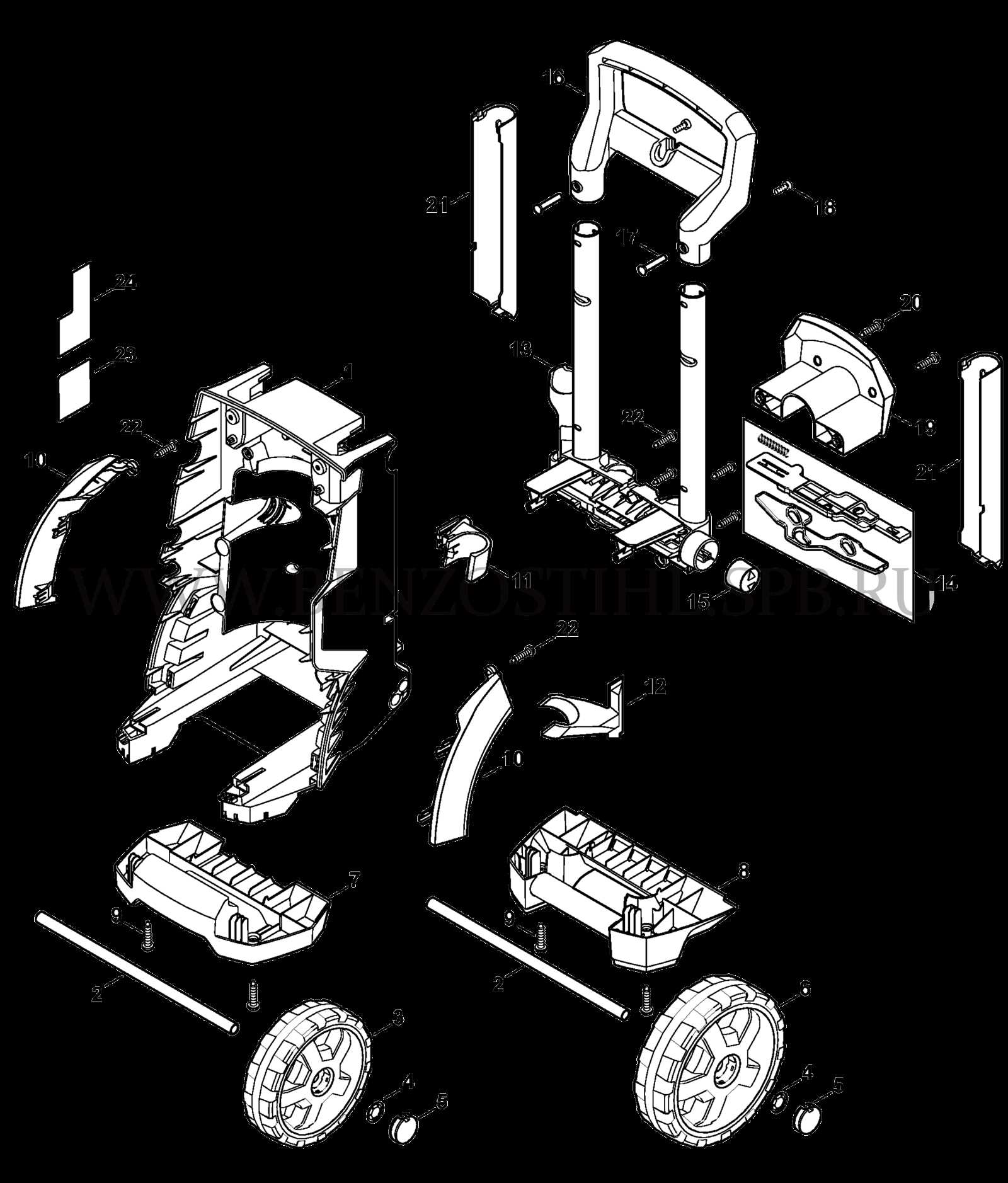 stihl pressure washer parts diagram