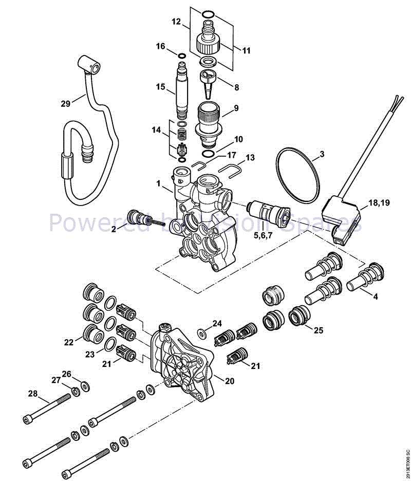 stihl pressure washer parts diagram