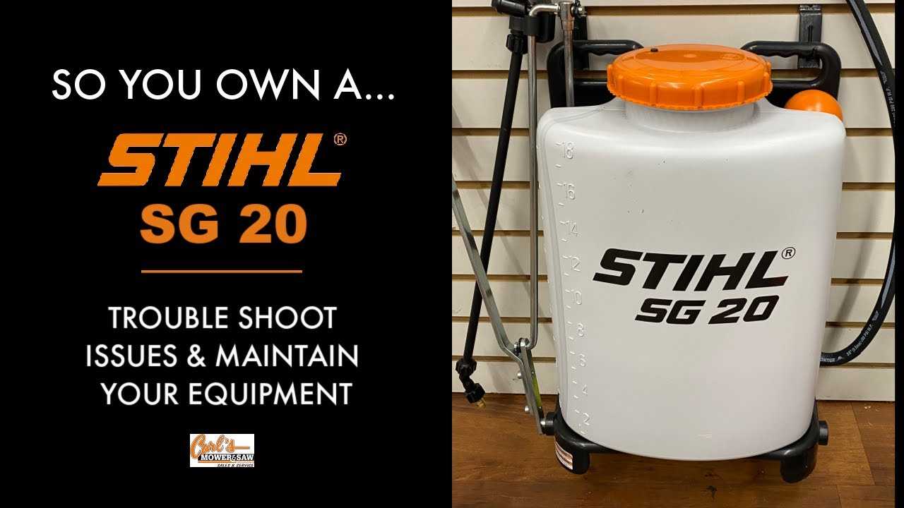 stihl sg20 parts diagram