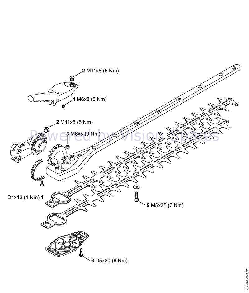 stihl trimmer parts diagram