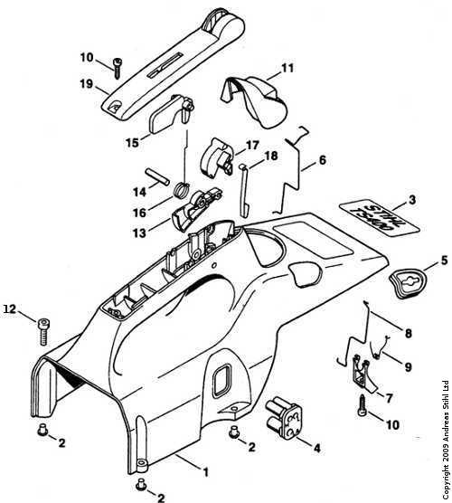 stihl ts420 parts diagram