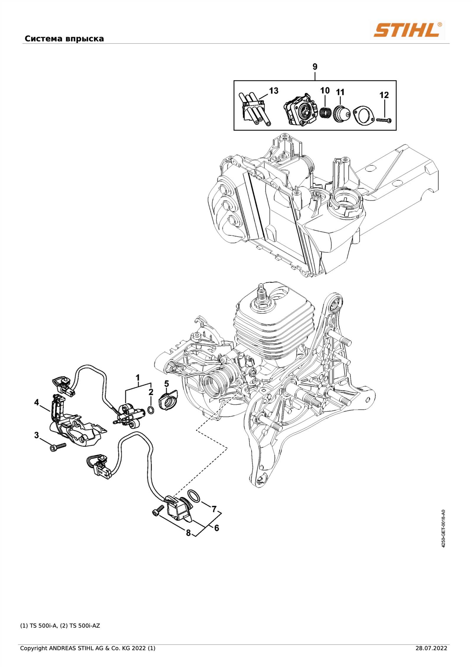 stihl ts500i parts diagram