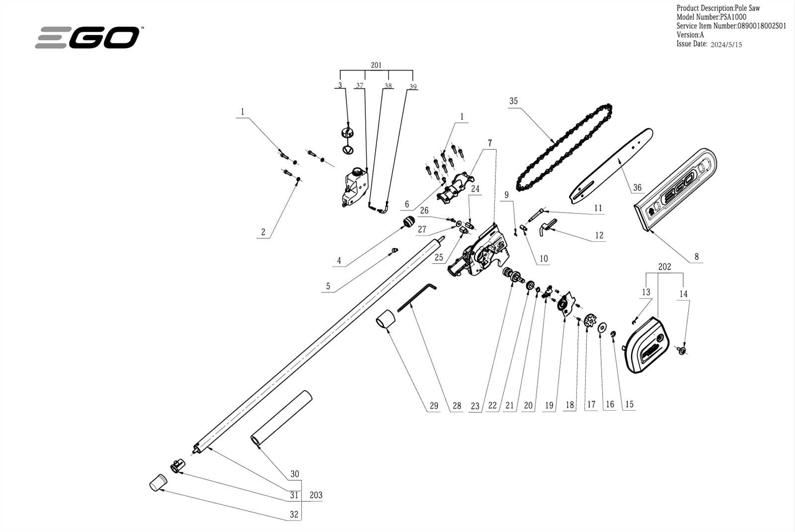 stihl weed eater parts diagram