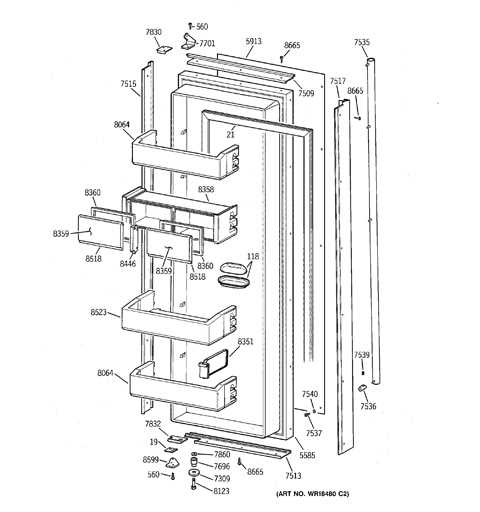 sub zero 650 parts diagram