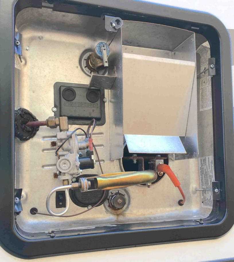 suburban rv water heater parts diagram