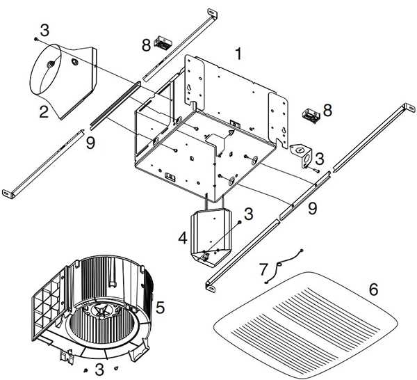 swamp cooler parts diagram