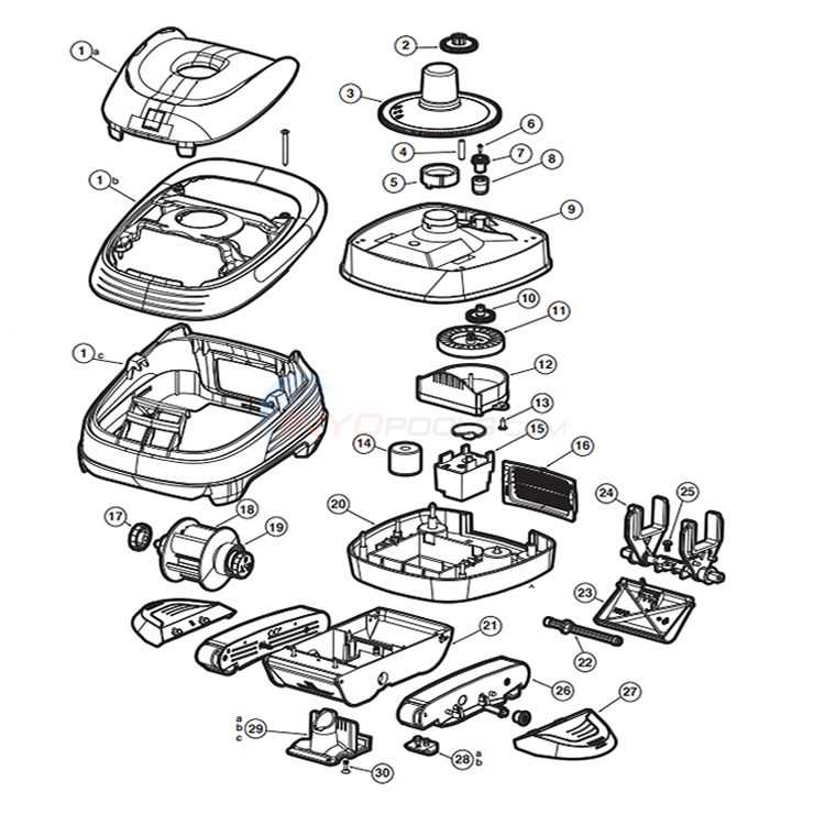 swimpro voyager parts diagram