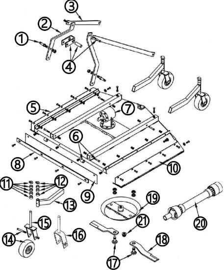 swisher 60 pull behind mower parts diagram