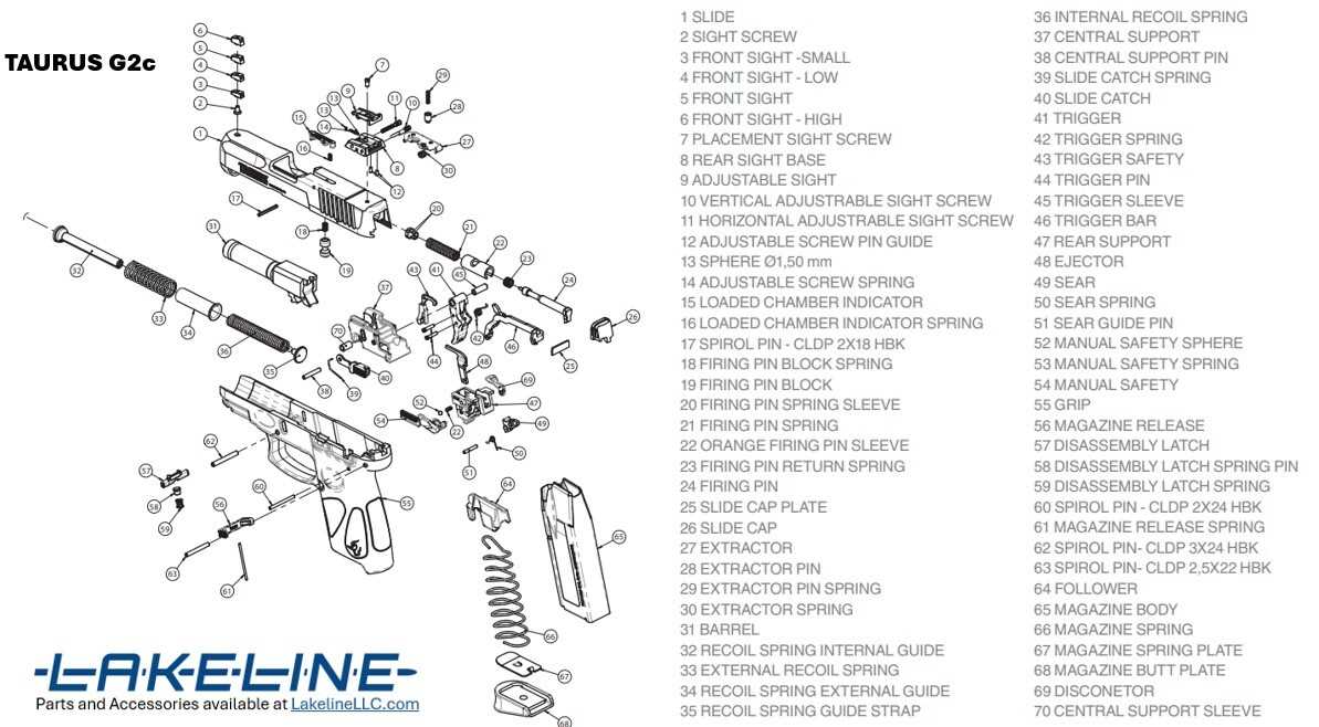 taurus 605 parts diagram