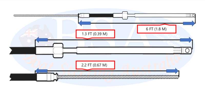 teleflex steering parts diagram