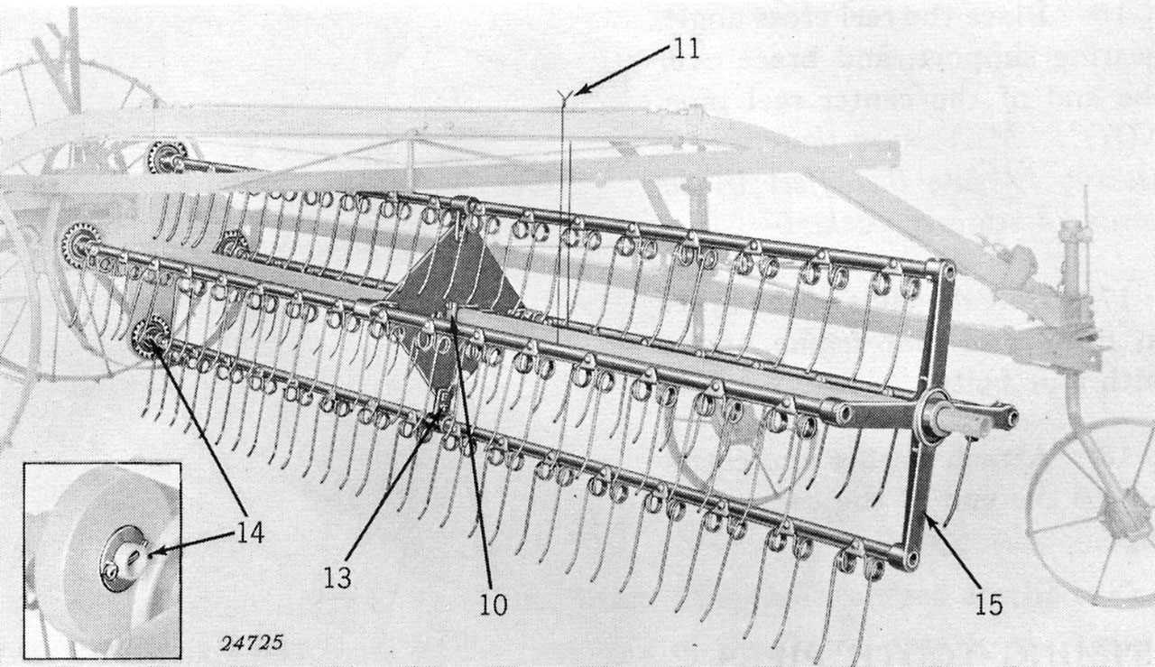 tonutti hay rake parts diagram