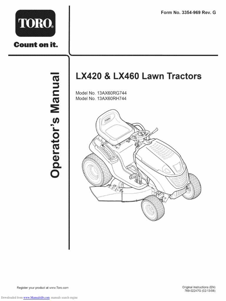 toro lx460 parts diagram