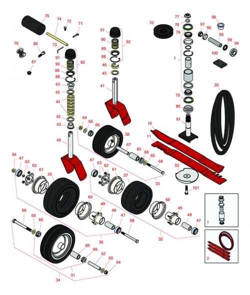 toro mower deck parts diagram