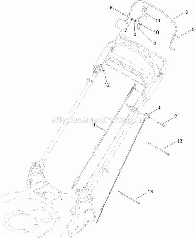 toro personal pace parts diagram