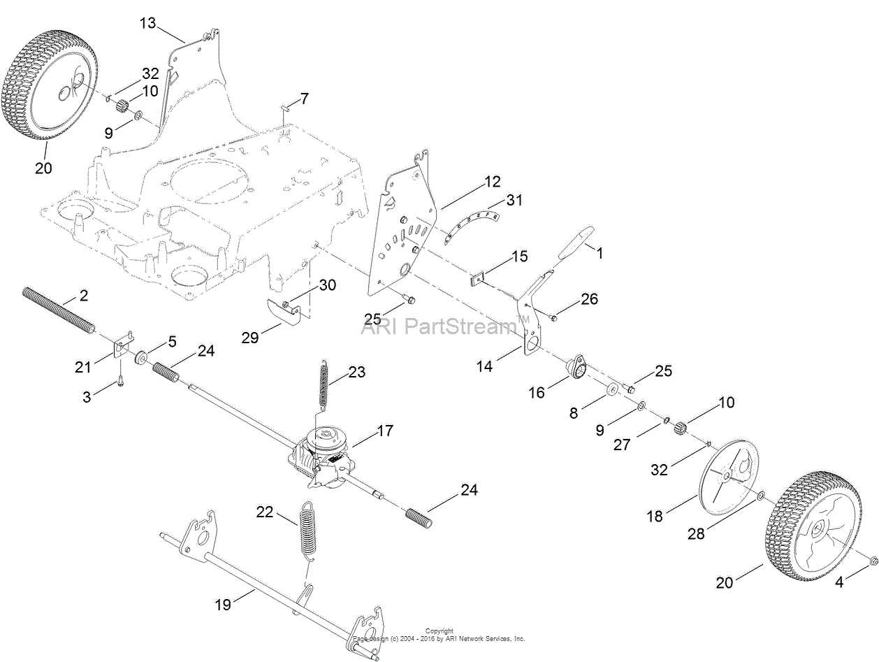 toro timemaster 30 inch parts diagram