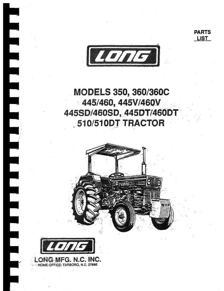 tractor diagram parts