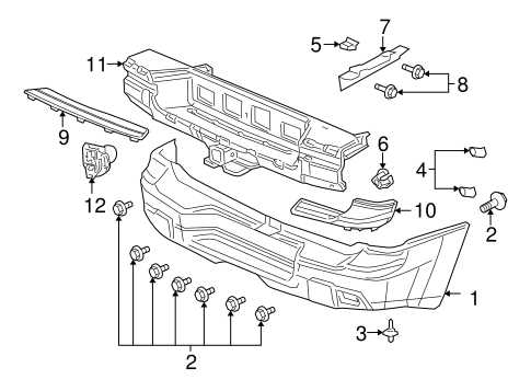 trailblazer tailgate parts diagram