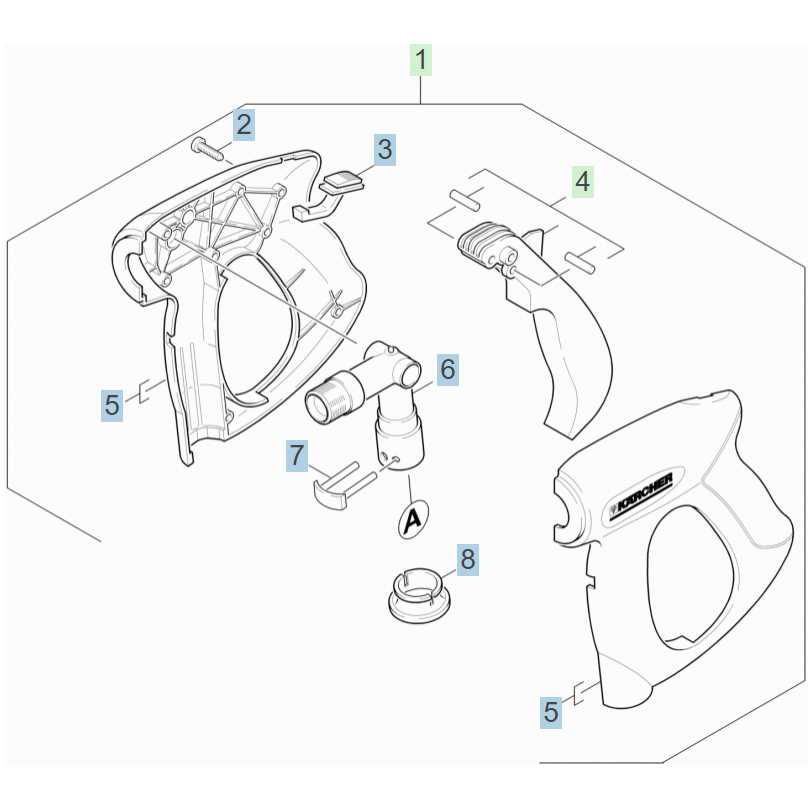 trigger pressure washer gun parts diagram