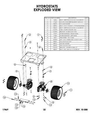 troy bilt 30 inch riding mower parts diagram