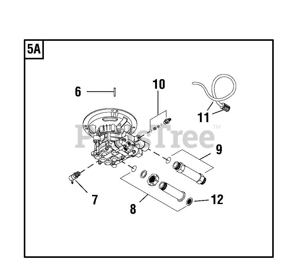 troy bilt pressure washer parts diagram