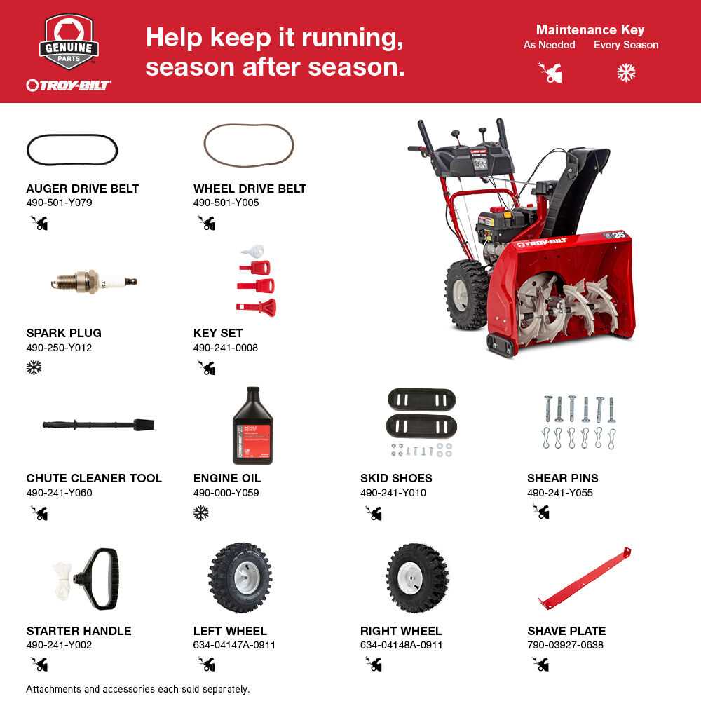 troy bilt storm 2620 parts diagram