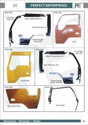 truck body parts diagram